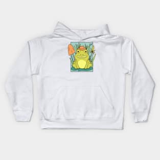 LOVERS OF FROGS AND TOADS Kids Hoodie